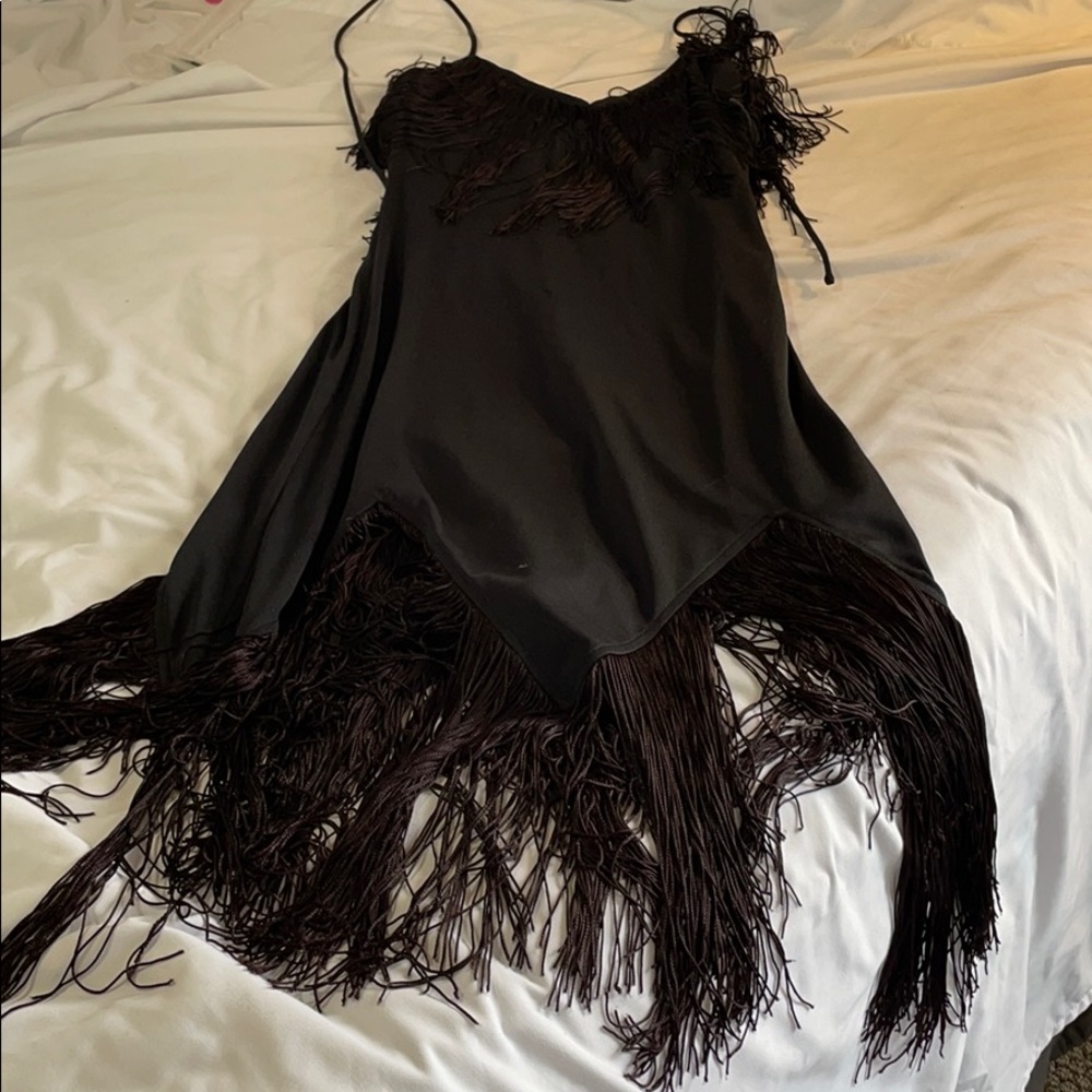 Vintage silk flappers gown